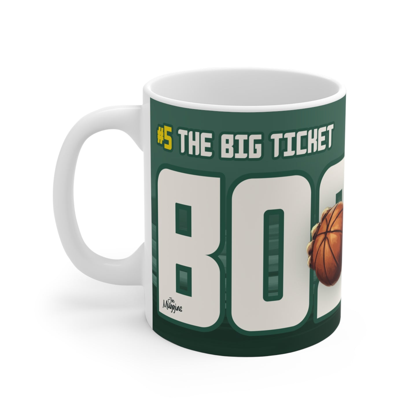 Boston Basketball 2 (#5 The BIG ticket) - Mug 11oz