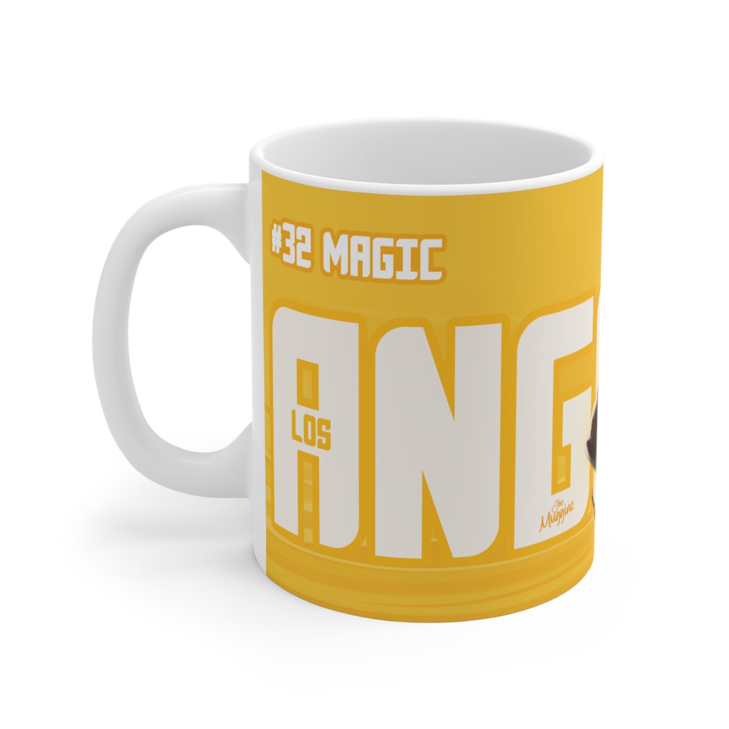LA Basketball 2 (#32 Magic) - Mug 11oz