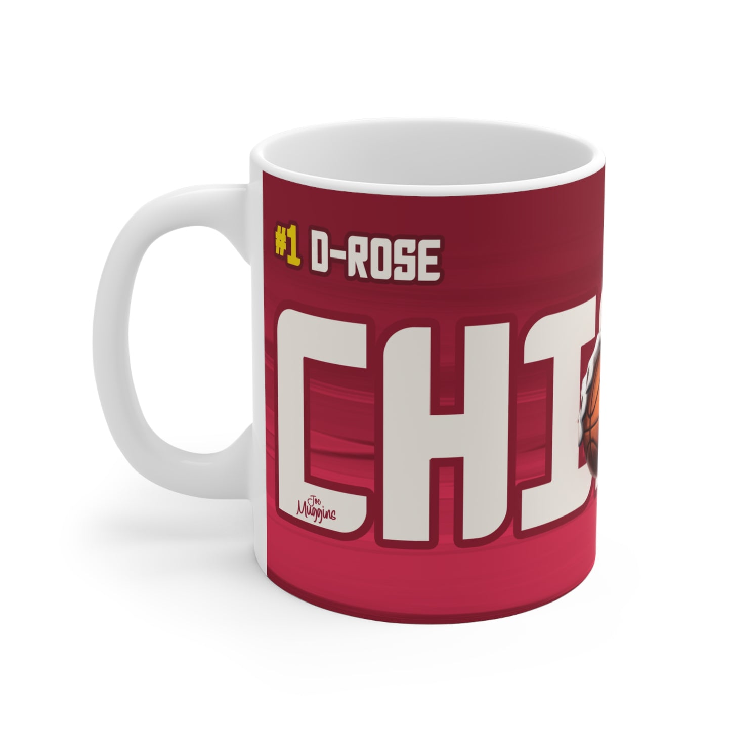 Chicago Basketball (#1 D-Rose - Style 2) - Mug 11oz