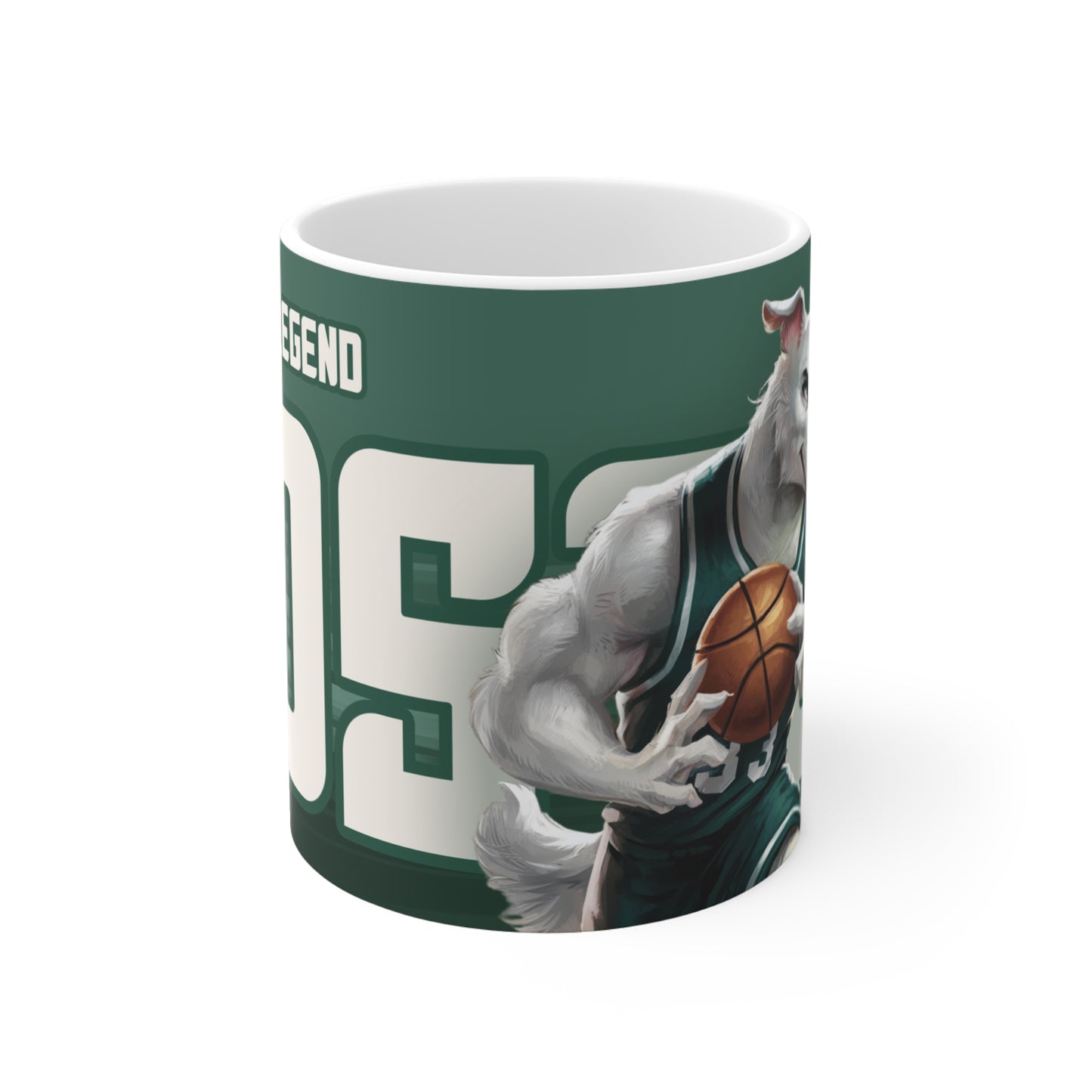 Boston Basketball 2 (#33 Larry Legend) - Mug 11oz