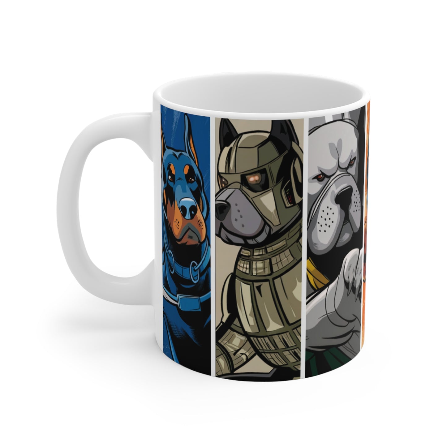 Comic Heroes Cup | 11oz Ceramic Coffee Mug