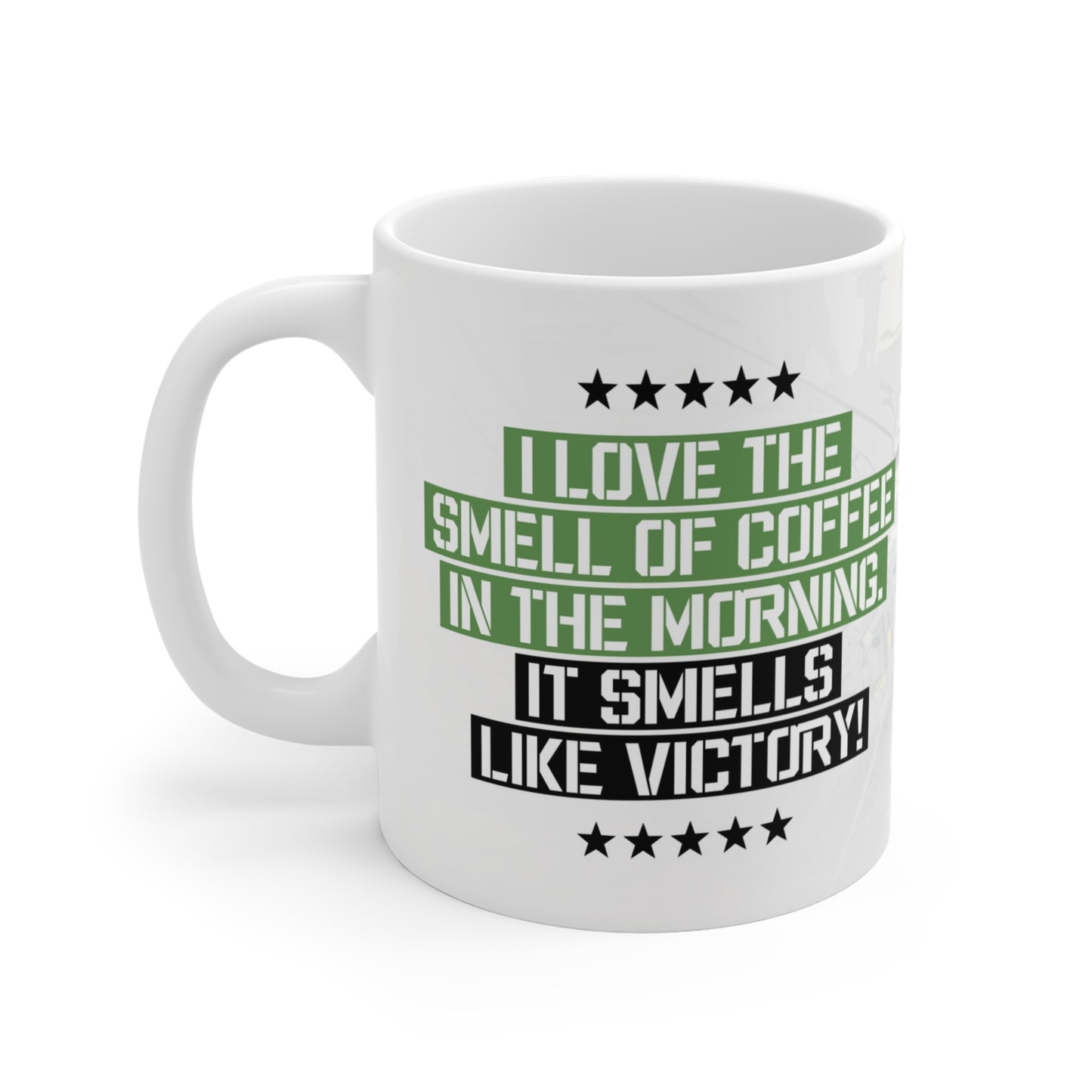 Pitbull - I Love The Smell Of Coffee... - Ceramic Mug