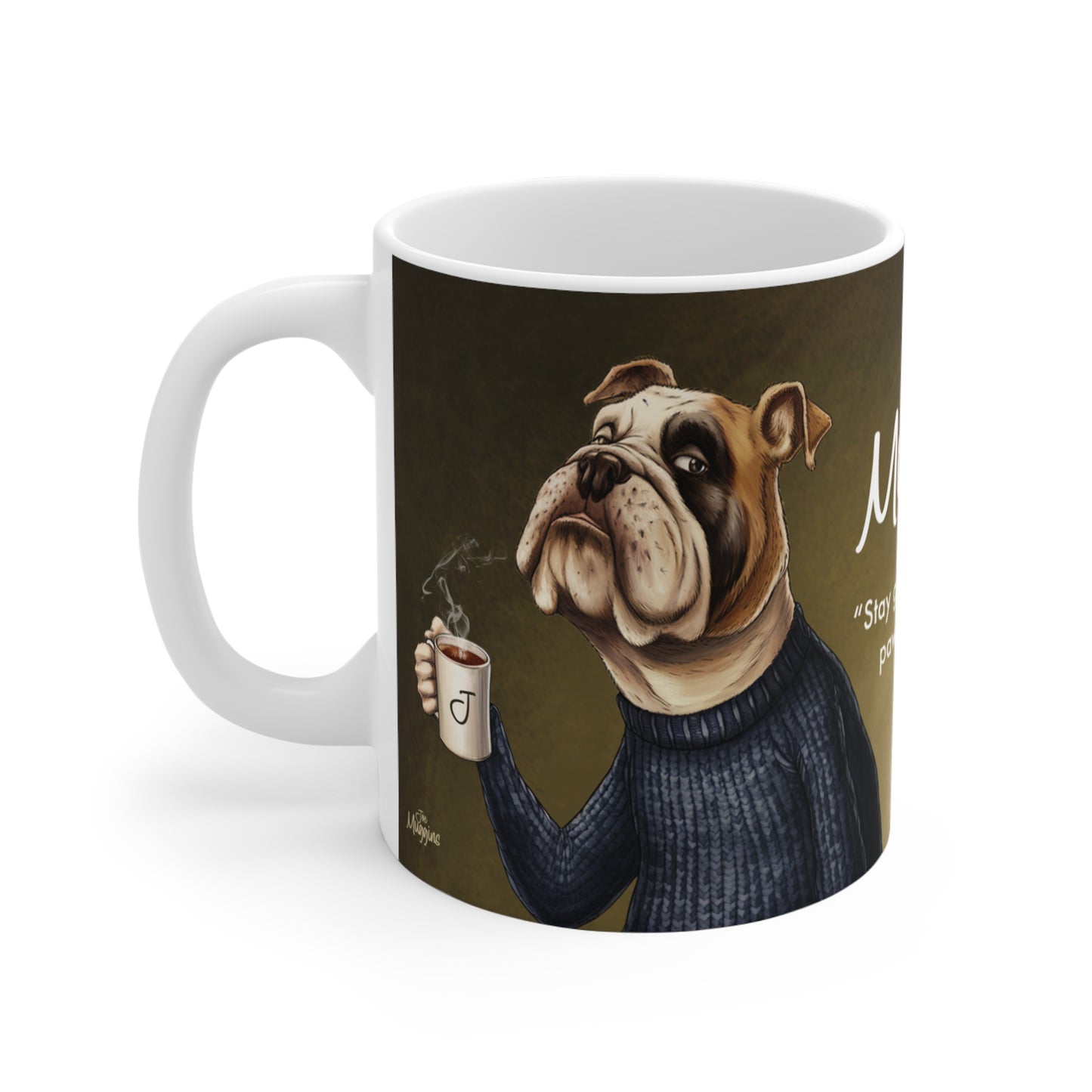 Joe Muggins Mug - "Stay Grounded, One Paw at a Time" - Mug 11oz