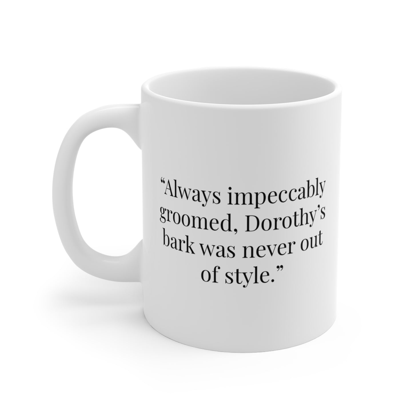 Top Hat & Tails - Dorothy - Poodle - Mug 11oz