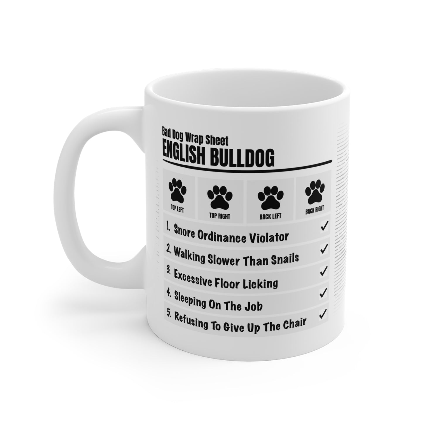 English Bulldog - Ceramic Mug