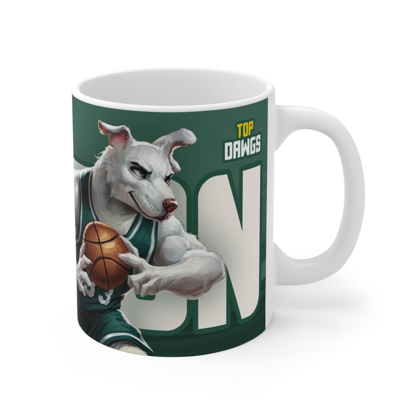 Boston Basketball 2 (#33 Larry Legend) - Mug 11oz