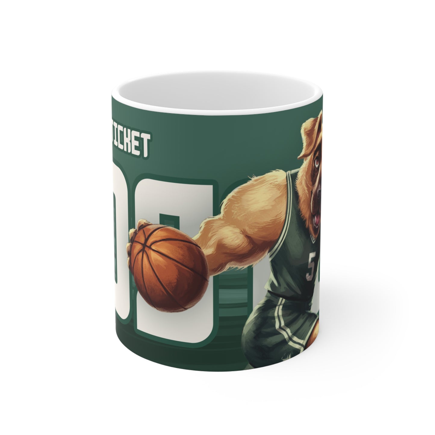 Boston Basketball 2 (#5 The BIG ticket) - Mug 11oz