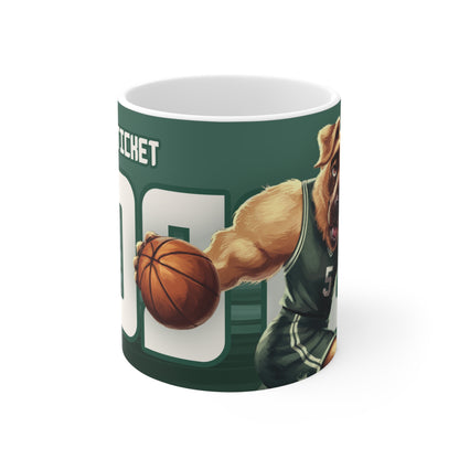 Boston Basketball 2 (#5 The BIG ticket) - Mug 11oz