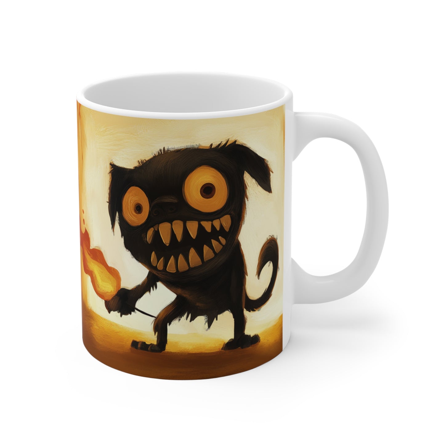 Fire Eater, Rottweiler - Ceramic Mug