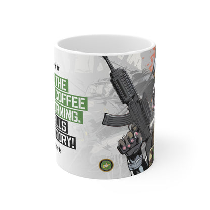 Pitbull - I Love The Smell Of Coffee... - Ceramic Mug
