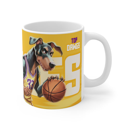 LA Basketball 2 (#33 The Captain) - Mug 11oz