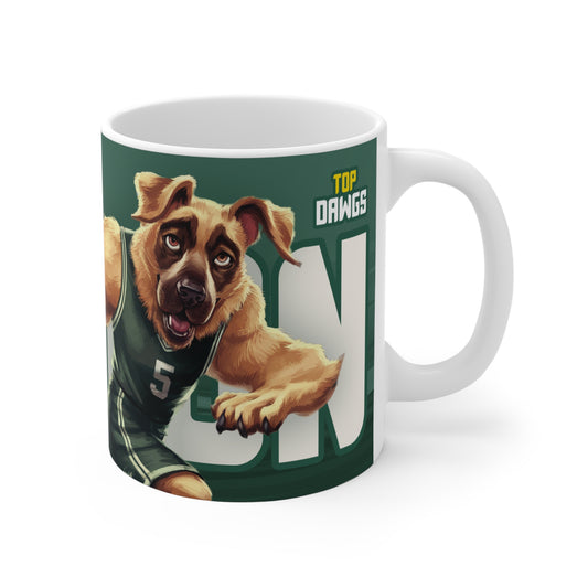 Boston Basketball 2 (#5 The BIG ticket) - Mug 11oz