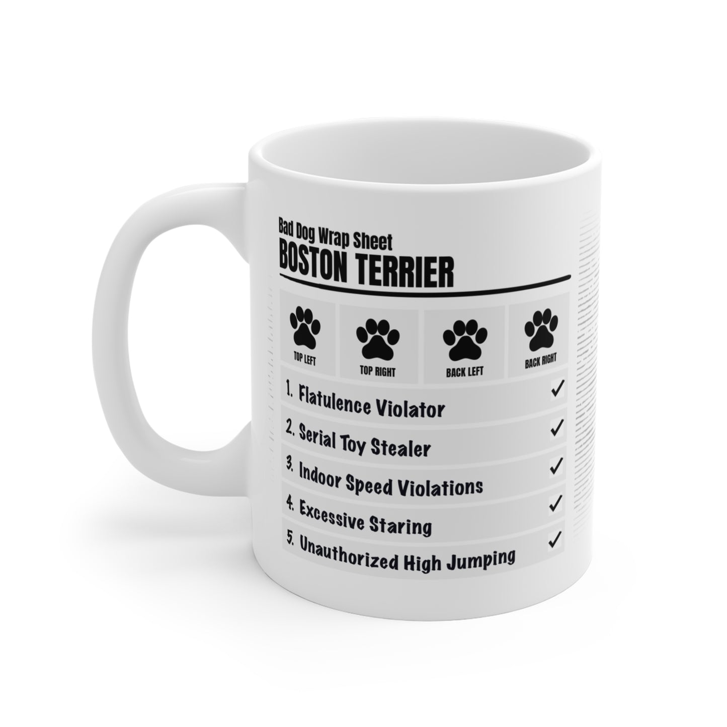 Boston Terrier - Ceramic Mug