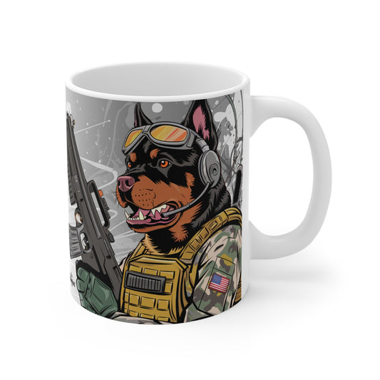 Rottweiler - You're Gonna Have To Earn It - Ceramic Mug