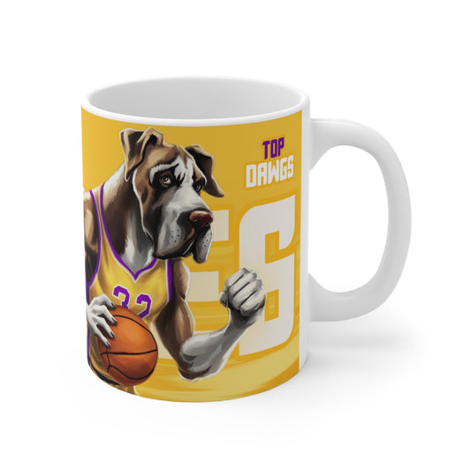 LA Basketball 2 (#32 Magic) - Mug 11oz