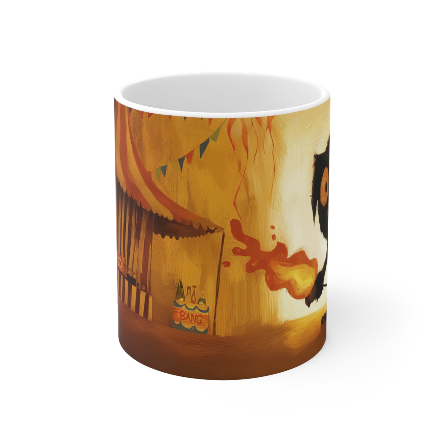 Fire Eater, Rottweiler - Ceramic Mug