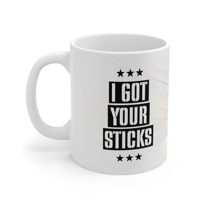 Bulldog - I Got Your Sticks - Ceramic Mug