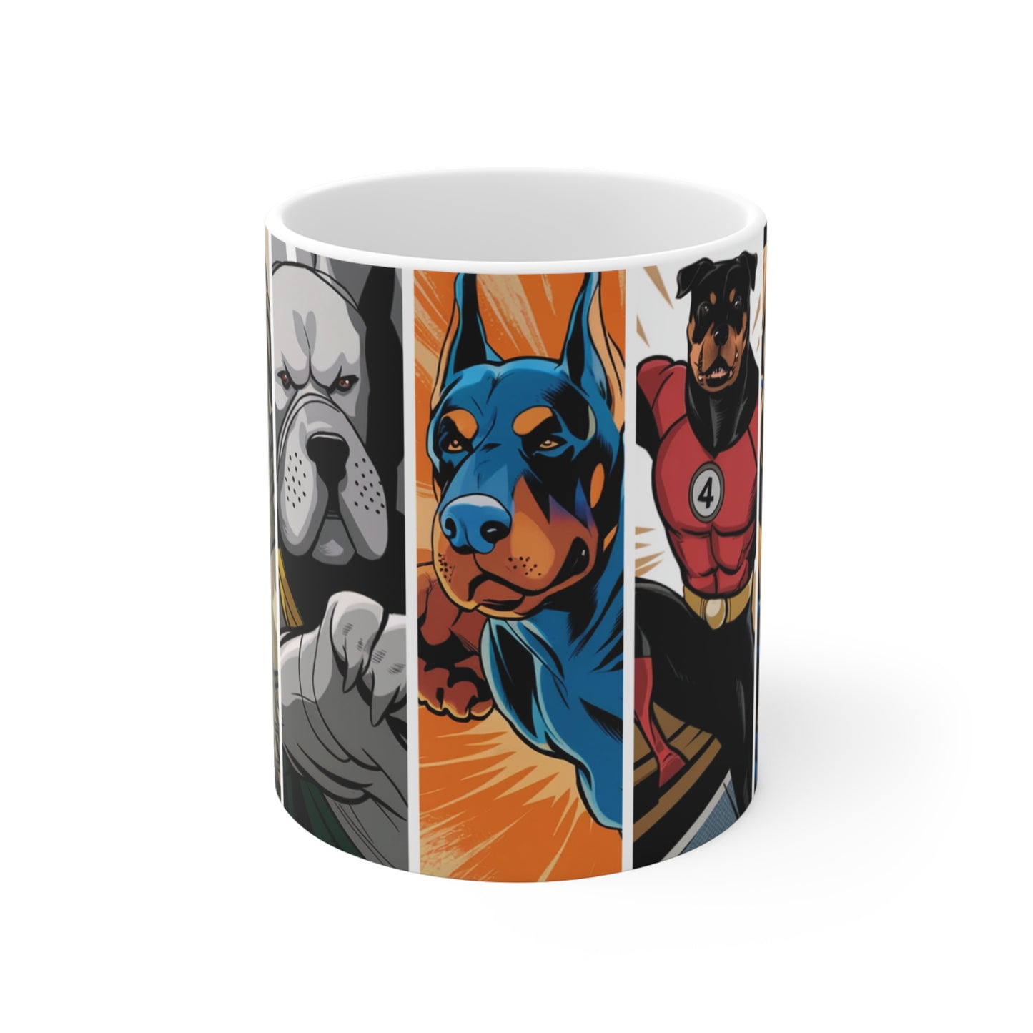 Comic Heroes Cup | 11oz Ceramic Coffee Mug