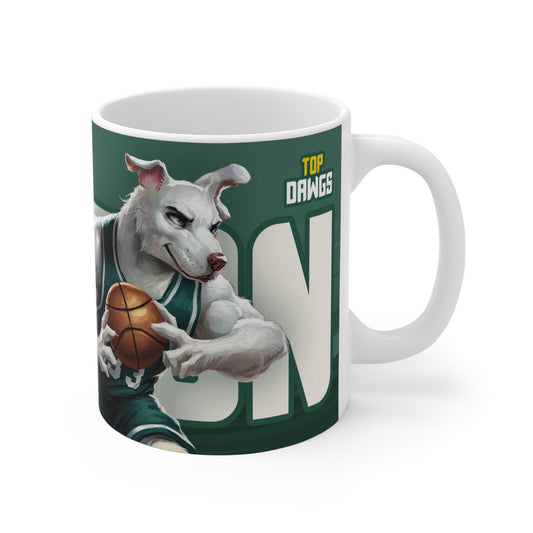 Boston Basketball 2 (#33 Larry Legend) - Mug 11oz