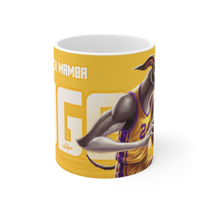 LA Basketball 2 (#24 The Black Mamba) - Mug 11oz