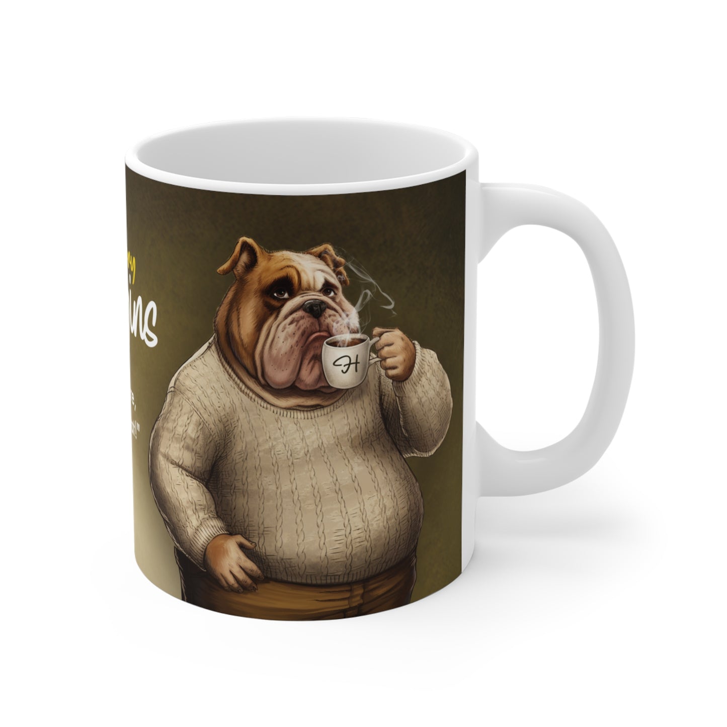 Harry Muggins Mug - "Bean There, Wagged That!" - Mug 11oz