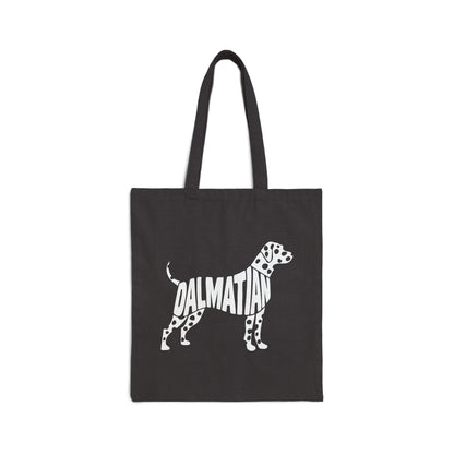 Joe Muggins - Dalmatian - Cotton Canvas Tote Bag
