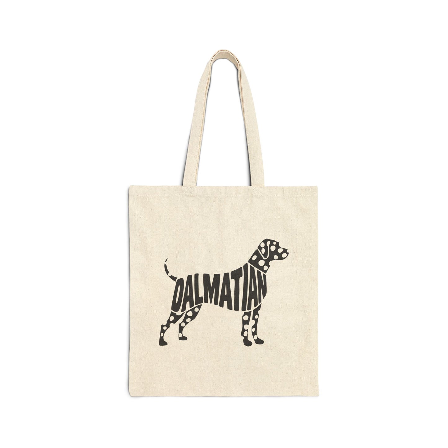 Joe Muggins - Dalmatian - Cotton Canvas Tote Bag